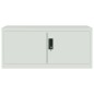 vidaXL Aktenschrank Hellgrau 90x40x40 cm Stahl vidaXL Aktenschrank Hellgrau 90x40x40 cm Stahl