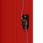 vidaXL Aktenschrank Anthrazit und Rot 90x40x105 cm Stahl vidaXL Aktenschrank Anthrazit und Rot 90x40x105 cm Stahl