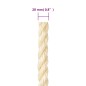vidaXL Seil 100% Sisal 20 mm 25 m vidaXL Seil 100% Sisal 20 mm 25 m
