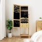 vidaXL Schmuckschrank mit Spiegel & LED-Beleuchtung Freistehend vidaXL Schmuckschrank mit Spiegel & LED-Beleuchtung Freistehend