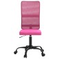 vidaXL Bürostuhl Höhenverstellbar Rosa Netzstoff vidaXL Bürostuhl Höhenverstellbar Rosa Netzstoff