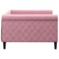 vidaXL Tagesbett Rosa 100x200 cm Samt vidaXL Tagesbett Rosa 100x200 cm Samt