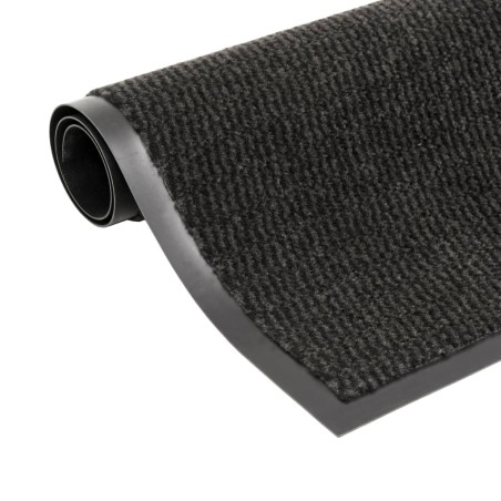 Schmutzfangmatten 2 Stk. Rechteckig Getuftet 120x180cm Schwarz