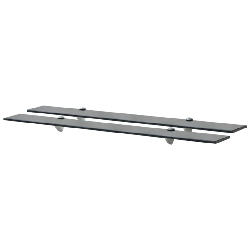 Schwebende Regale 2 Stk. Glas 90x10 cm 8 mm Schwebende Regale 2 Stk. Glas 90x10 cm 8 mm