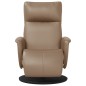 vidaXL Relaxsessel mit Fußteil Cappuccino-Braun Kunstleder vidaXL Relaxsessel mit Fußteil Cappuccino-Braun Kunstleder