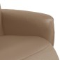 vidaXL Relaxsessel mit Fußteil Cappuccino-Braun Kunstleder vidaXL Relaxsessel mit Fußteil Cappuccino-Braun Kunstleder