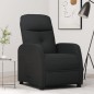 vidaXL Relaxsessel Schwarz Stoff vidaXL Relaxsessel Schwarz Stoff