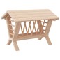 vidaXL Heuraufe für Kaninchen 44x33x33 cm Massivholz Tanne vidaXL Heuraufe für Kaninchen 44x33x33 cm Massivholz Tanne
