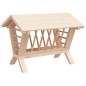 vidaXL Heuraufe für Kaninchen 44x33x33 cm Massivholz Tanne vidaXL Heuraufe für Kaninchen 44x33x33 cm Massivholz Tanne