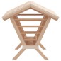 vidaXL Heuraufe für Kaninchen 44x33x33 cm Massivholz Tanne vidaXL Heuraufe für Kaninchen 44x33x33 cm Massivholz Tanne