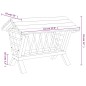vidaXL Heuraufe für Kaninchen 44x33x33 cm Massivholz Tanne vidaXL Heuraufe für Kaninchen 44x33x33 cm Massivholz Tanne
