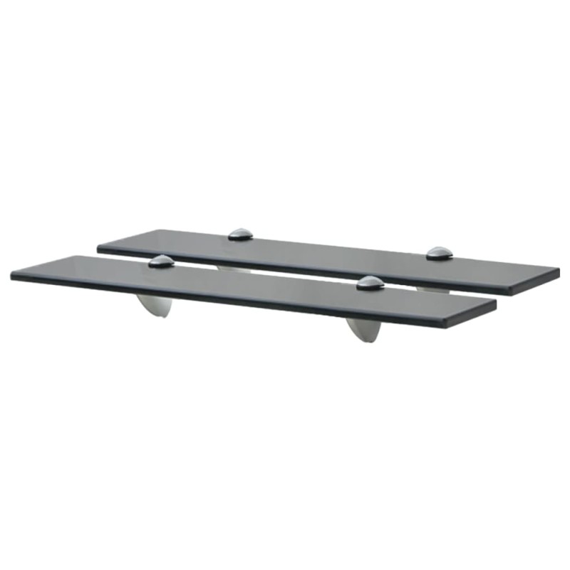 Schwebende Regale 2 Stk. Glas 50x20 cm 8 mm Schwebende Regale 2 Stk. Glas 50x20 cm 8 mm
