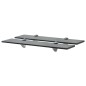 Schwebende Regale 2 Stk. Glas 50x20 cm 8 mm Schwebende Regale 2 Stk. Glas 50x20 cm 8 mm