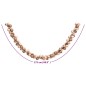 vidaXL Kugelgirlande Rotgolden 175 cm Polystyrol vidaXL Kugelgirlande Rotgolden 175 cm Polystyrol