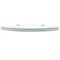 Eckregale 2 Stk. mit verchromten Halterungen Glas Transparent Eckregale 2 Stk. mit verchromten Halterungen Glas Transparent
