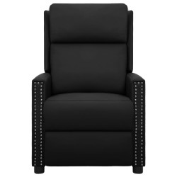 vidaXL Relaxsessel Schwarz Kunstleder