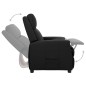 vidaXL Relaxsessel Schwarz Kunstleder vidaXL Relaxsessel Schwarz Kunstleder
