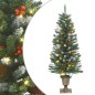 vidaXL Künstliche Weihnachtsbäume 2 Stk. 100 LEDs Grün und Weiß 120 cm vidaXL Künstliche Weihnachtsbäume 2 Stk. 100 LEDs Grün und Weiß 120 cm