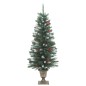 vidaXL Künstliche Weihnachtsbäume 2 Stk. 100 LEDs Grün und Weiß 120 cm vidaXL Künstliche Weihnachtsbäume 2 Stk. 100 LEDs Grün und Weiß 120 cm