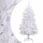 vidaXL Künstlicher Weihnachtsbaum Klappbar mit Ständer Weiß 120 cm vidaXL Künstlicher Weihnachtsbaum Klappbar mit Ständer Weiß 120 cm