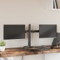 vidaXL Tischhalterung für 2 Monitore Schwarz Stahl VESA 75/100 mm vidaXL Tischhalterung für 2 Monitore Schwarz Stahl VESA 75/100 mm