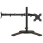 vidaXL Tischhalterung für 2 Monitore Schwarz Stahl VESA 75/100 mm vidaXL Tischhalterung für 2 Monitore Schwarz Stahl VESA 75/100 mm