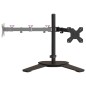vidaXL Tischhalterung für 2 Monitore Schwarz Stahl VESA 75/100 mm vidaXL Tischhalterung für 2 Monitore Schwarz Stahl VESA 75/100 mm
