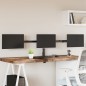 vidaXL Tischhalterung für 3 Monitore Schwarz Stahl VESA 75/100 mm vidaXL Tischhalterung für 3 Monitore Schwarz Stahl VESA 75/100 mm