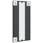 vidaXL Wandspiegel Schwarz 30x60 cm Rechteckig Eisen vidaXL Wandspiegel Schwarz 30x60 cm Rechteckig Eisen