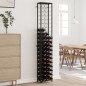 vidaXL Weinregal für 57 Flaschen Schwarz 34x18x200 cm Schmiedeeisen vidaXL Weinregal für 57 Flaschen Schwarz 34x18x200 cm Schmiedeeisen