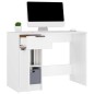 vidaXL Schreibtisch Weiß 100x50x75 cm Holzwerkstoff vidaXL Schreibtisch Weiß 100x50x75 cm Holzwerkstoff