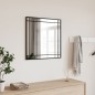 vidaXL Wandspiegel Schwarz 60x60 cm Quadratisch Eisen vidaXL Wandspiegel Schwarz 60x60 cm Quadratisch Eisen