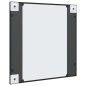 vidaXL Wandspiegel Schwarz 60x60 cm Quadratisch Eisen vidaXL Wandspiegel Schwarz 60x60 cm Quadratisch Eisen