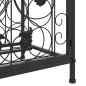 vidaXL Weinregal für 41 Flaschen Schwarz 45x36x120 cm Schmiedeeisen vidaXL Weinregal für 41 Flaschen Schwarz 45x36x120 cm Schmiedeeisen