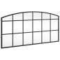 vidaXL Wandspiegel Schwarz 80x40 cm Gewölbt Eisen vidaXL Wandspiegel Schwarz 80x40 cm Gewölbt Eisen
