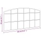 vidaXL Wandspiegel Schwarz 80x40 cm Gewölbt Eisen vidaXL Wandspiegel Schwarz 80x40 cm Gewölbt Eisen