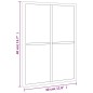 vidaXL Wandspiegel Schwarz 30x40 cm Rechteckig Eisen vidaXL Wandspiegel Schwarz 30x40 cm Rechteckig Eisen