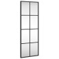 vidaXL Wandspiegel Schwarz 30x80 cm Rechteckig Eisen vidaXL Wandspiegel Schwarz 30x80 cm Rechteckig Eisen