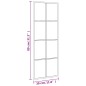 vidaXL Wandspiegel Schwarz 30x80 cm Rechteckig Eisen vidaXL Wandspiegel Schwarz 30x80 cm Rechteckig Eisen
