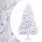 vidaXL Künstlicher Weihnachtsbaum Klappbar mit Ständer Weiß 180 cm vidaXL Künstlicher Weihnachtsbaum Klappbar mit Ständer Weiß 180 cm