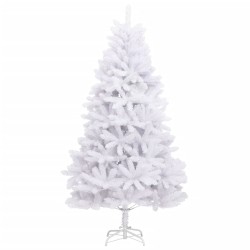 vidaXL Künstlicher Weihnachtsbaum Klappbar mit Ständer Weiß 180 cm