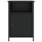 vidaXL Nachttisch Schwarz 40x42x60 cm Holzwerkstoff vidaXL Nachttisch Schwarz 40x42x60 cm Holzwerkstoff