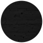 vidaXL Tischplatte Rund Schwarz Ø70x3 cm Massivholz Kiefer vidaXL Tischplatte Rund Schwarz Ø70x3 cm Massivholz Kiefer