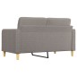 vidaXL 2-Sitzer-Sofa Taupe 140 cm Stoff vidaXL 2-Sitzer-Sofa Taupe 140 cm Stoff