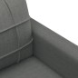 vidaXL 3-Sitzer-Sofa Dunkelgrau 180 cm Stoff vidaXL 3-Sitzer-Sofa Dunkelgrau 180 cm Stoff