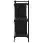 vidaXL Bücherregal 3 Böden Schwarz 76x32x88 cm Holzwerkstoff vidaXL Bücherregal 3 Böden Schwarz 76x32x88 cm Holzwerkstoff