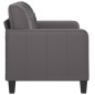 vidaXL 2-Sitzer-Sofa Grau 120 cm Kunstleder vidaXL 2-Sitzer-Sofa Grau 120 cm Kunstleder