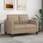 vidaXL 2-Sitzer-Sofa Cappuccino-Braun 120 cm Kunstleder vidaXL 2-Sitzer-Sofa Cappuccino-Braun 120 cm Kunstleder