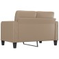 vidaXL 2-Sitzer-Sofa Cappuccino-Braun 120 cm Kunstleder vidaXL 2-Sitzer-Sofa Cappuccino-Braun 120 cm Kunstleder