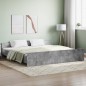 vidaXL Bettgestell mit Kopf- und Fußteil Betongrau 180x200 cm vidaXL Bettgestell mit Kopf- und Fußteil Betongrau 180x200 cm